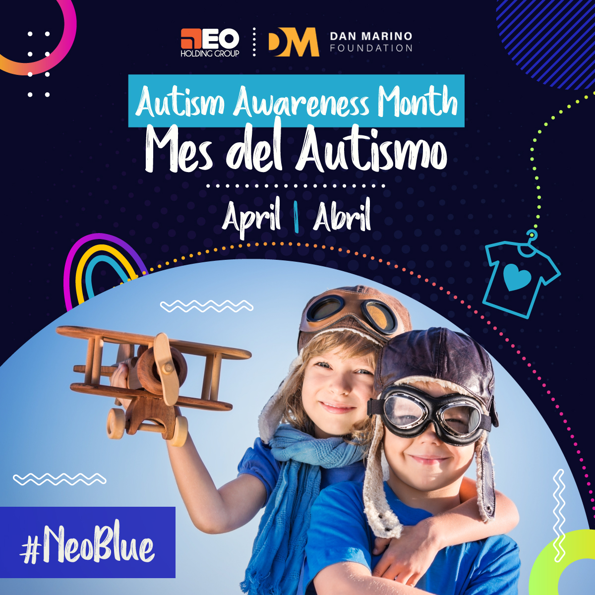 NeoHoldingG's tweet photo. 💙 April is autism awareness month, let support the whole community.

Inclusion, tolerance and respect 💙

#autism #autismspeak #autismfamily #autismo #inclusion #autismoamor #autismday #mesdelautism #autismawarenessday #autismoconamor https://t.co/w8otfx4Qlr
