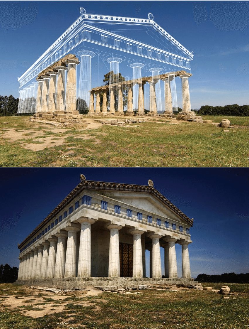 templodelpasado's tweet photo. 🏛️ Recreación 3D del Templo de Hera. #Italia #Metaponto #arqueología #templos #arquitectura https://t.co/HbGN3r0xjO