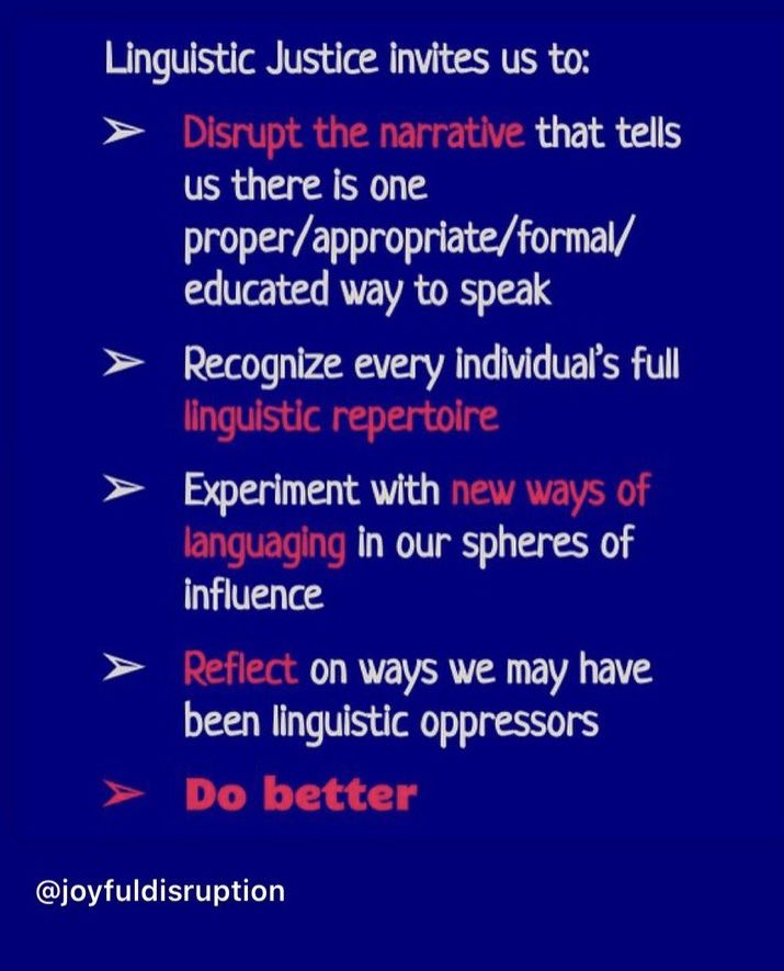 CBermudezPhD's tweet photo. Loved being in community with LAUSD @lausd_ldc administrators talking about #LinguisticJustice &amp; solidarity. We freedom dreamed ways to joyfully disrupt #LinguisticRacism &amp; violence - what a gift to do this work! https://t.co/OfUQFUI6wv