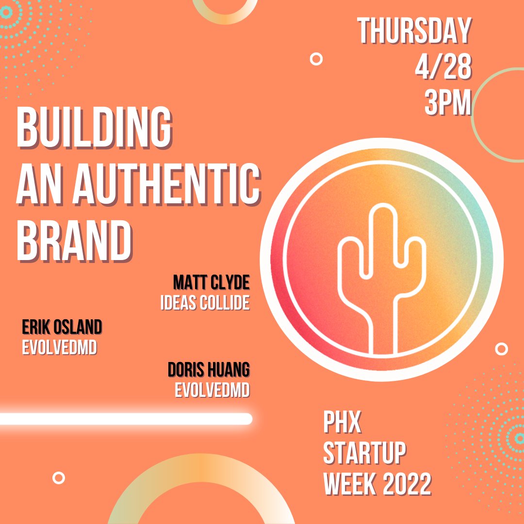 Last session of #PHXStartupWeek day 4 happening right now is focused on how startups can build a brand authentically. #yesphx

phxstartupweek.com for tix/details on tomorrow's final day of sessions!