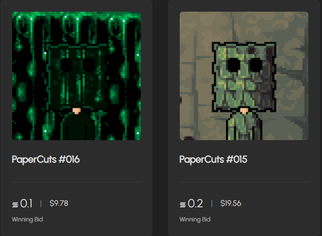 papercuts______'s tweet photo. 📜Final bid

PaperCuts #015
winning bid : 0.2 ◎ - anon

PaperCuts #016
winning bid : 0.1 ◎ - anon https://t.co/hVavoMOuwP