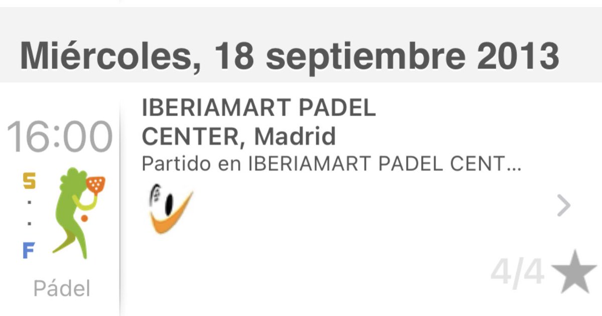 <a href="/timpik_com/">Timpik</a>, me ha dado por mirar cuando fue mi primer partido con vuestra app y ¡mamma Mia! ¡Cómo pasa el tiempo 🤯!