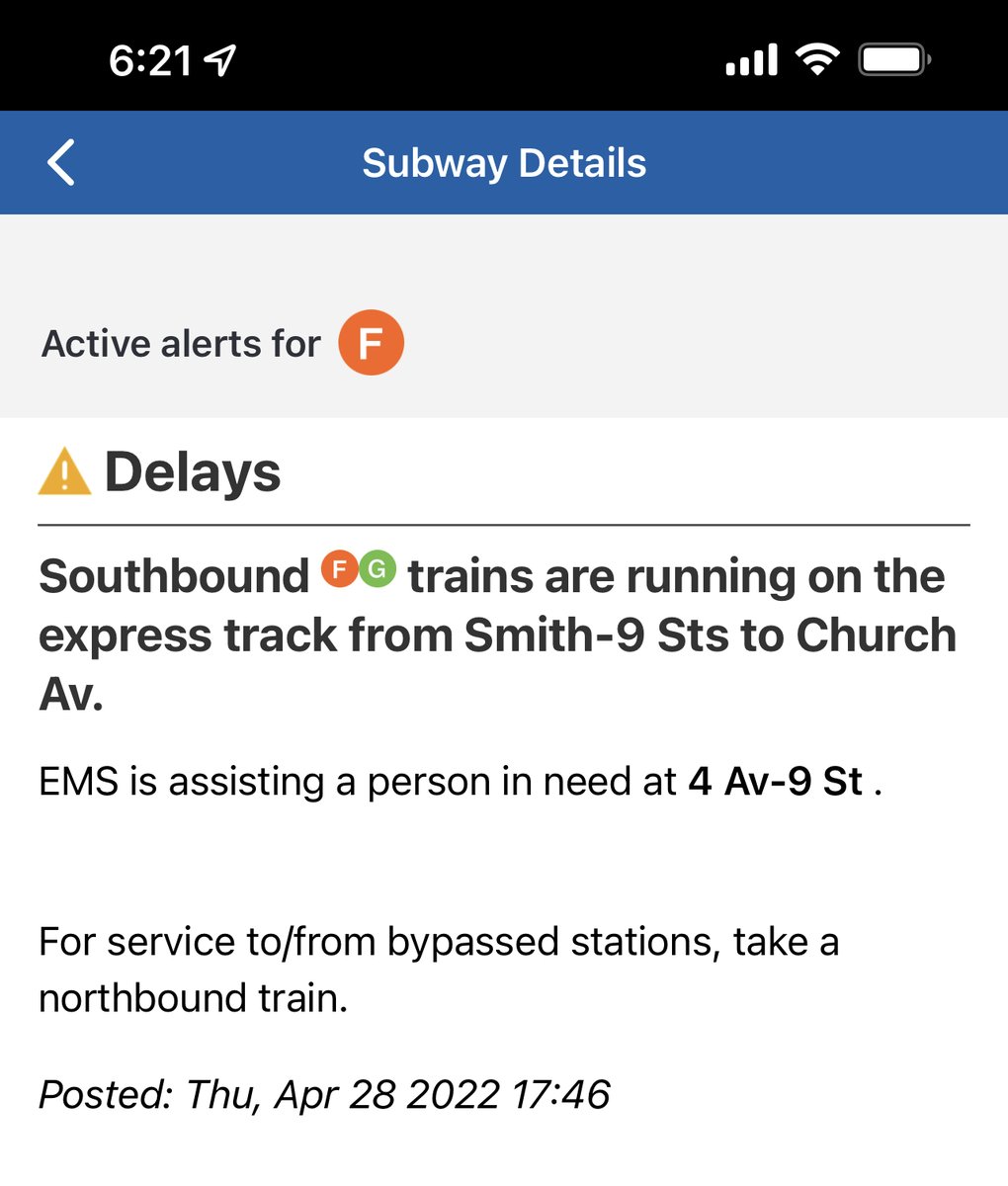 .<a href="/MTA/">MTA</a> Does it honestly take well more than 1/2 hour for EMT to arrive and attend to sick or injured passenger and not be able to remove them so full service can resume?