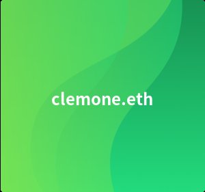 Lemonizer_'s tweet photo. How much would you pay for clemone.eth?
Not that I'm selling it. π
#ENS #domain #clemone https://t.co/RznXQM29xt