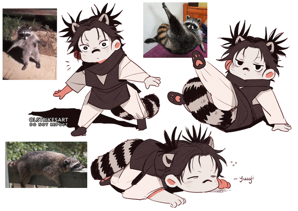 LStrikesArt's tweet photo. #jjk Tiger Cub AU: 🦝 https://t.co/9sf8iR4Txq