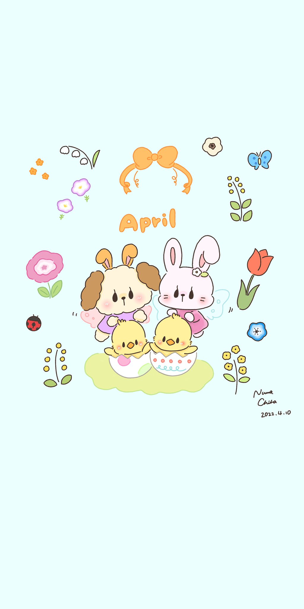 ぬまさわちはる イラストレーター フォロワーの皆さまへ 4月から毎月 新しく壁紙配布はじめました 今月のテーマは イースターとどうぶつたち 個人の使用範囲で保存して使ってください イラストレーター Illustrator 壁紙配布 ぬまさわちはる イラストレーター フォロワーの皆さまへ 4月から毎月 新しく壁紙配布はじめました 今月のテーマは イースターとどうぶつたち 個人の使用範囲で保存して使ってください イラストレーター Illustrator 壁紙配布