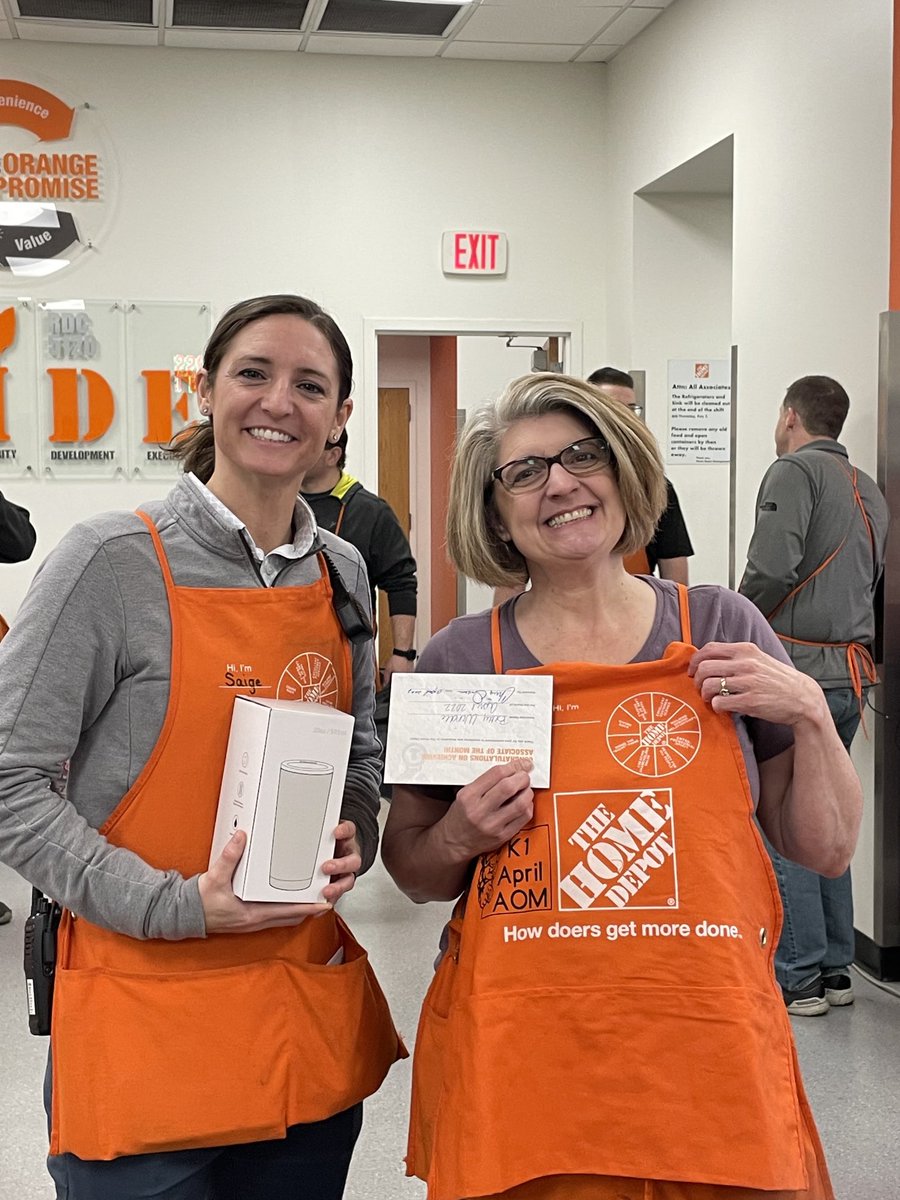 pnagyTHD's tweet photo. Congratulations to @rdc5120 own Admin Betty on very well deserved AOM for K1. Thank you for all you do for always taking care of our associates. ⁦@THDChrisOrsini⁩ ⁦@PonnThd⁩ ⁦@SMeyerTHD⁩ ⁦@DoubleDTHD⁩ ⁦@abadertscherthd⁩ ⁦@lmachenthd⁩ https://t.co/FhDcozz7A7