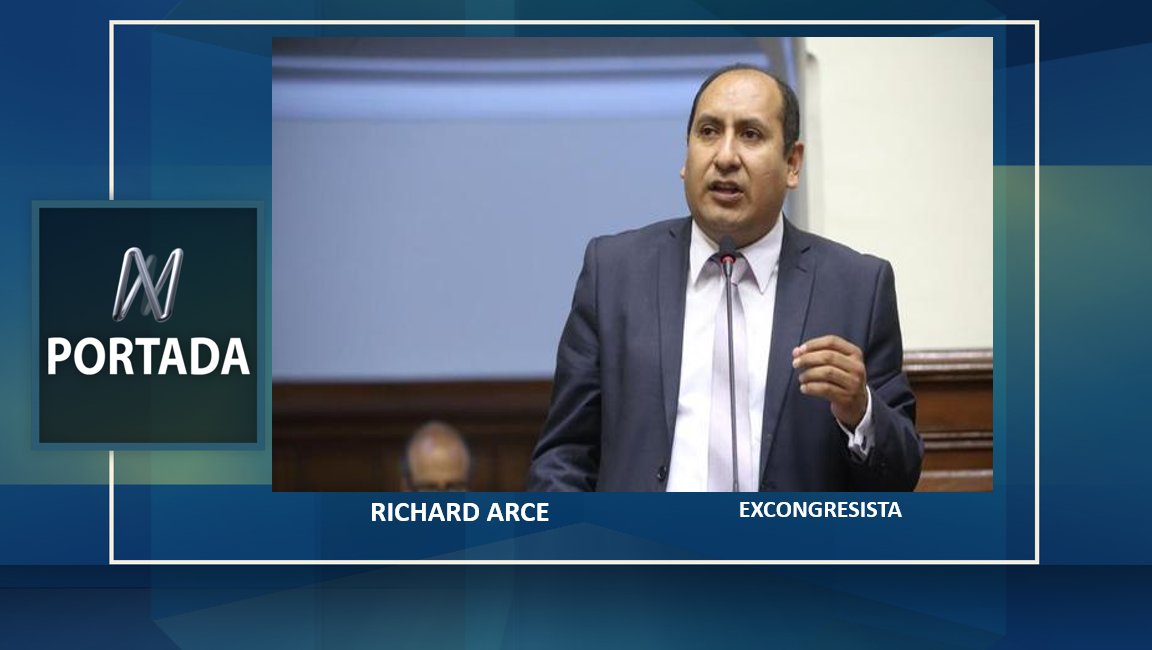 Esta noche en <a href="/N_Portada/">N Portada</a> estará el excongresista <a href="/RichardArcePeru/">Richard Arce</a> con #MarioGhibellini. Desde las 7:00 p.m. por <a href="/canalN_/">Canal N</a>