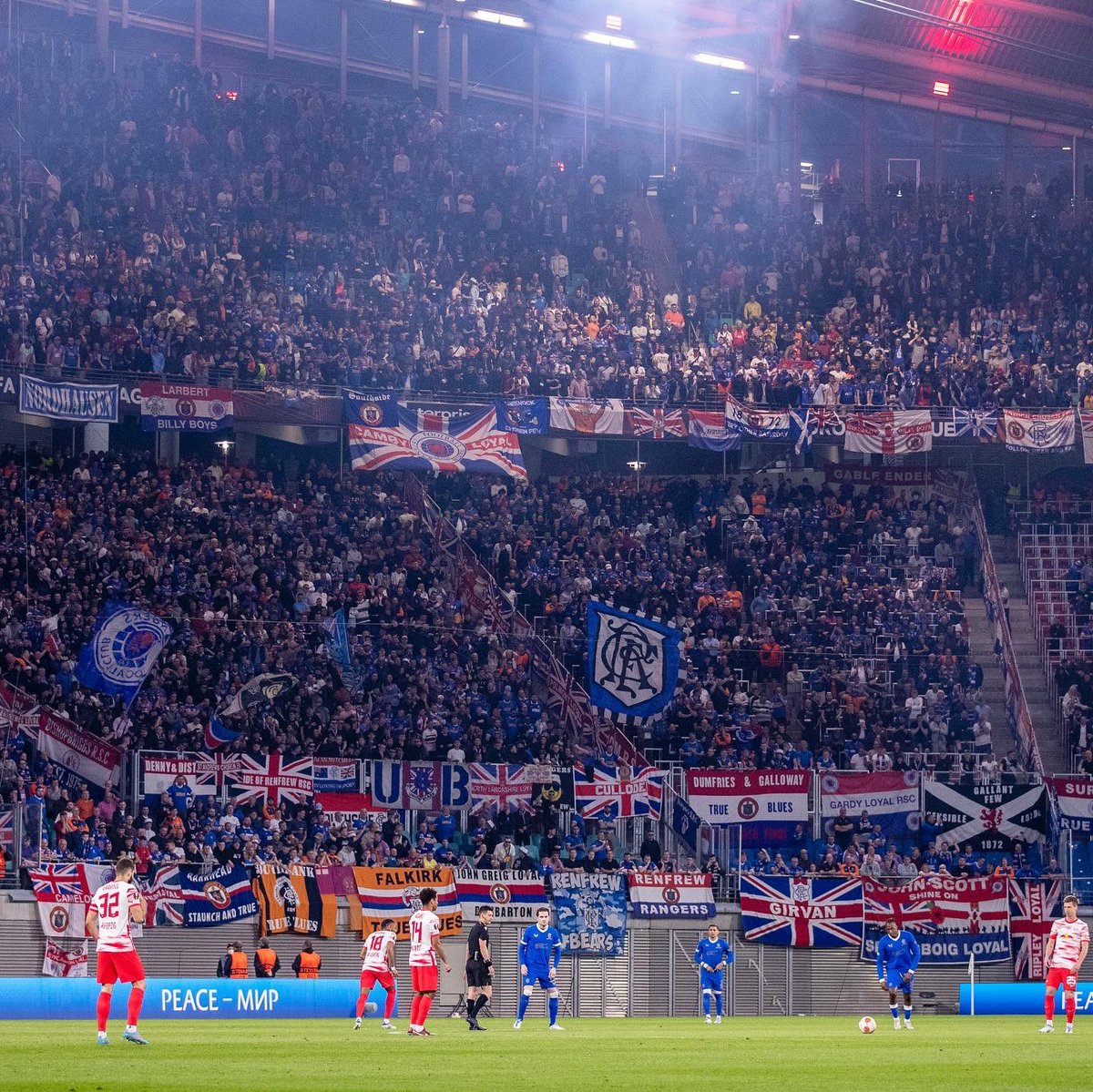 This tie is still very much alive! All to play for next Thursday back at Ibrox 👊🏽

Thank you for your unbelievable support 💙 Safe trip back home