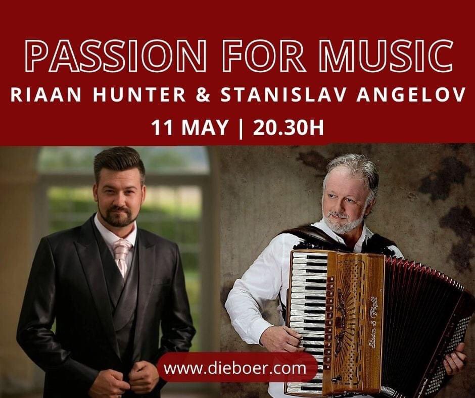 One performance ONLY!
11 May 8:30PM <a href="/dieboerteater/">Die Boer Teater</a> #Durbanville @LiveMsicSA <a href="/Hello_CT_Mag/">Hello Cape Town Mag</a> <a href="/LiveMusicCT/">Live Music Cape Town</a> <a href="/SArestaurants/">SA Restaurants!</a> <a href="/dhillswine/">Durbanville Hills Wine</a> <a href="/musicmap_sa/">MusicMap</a>