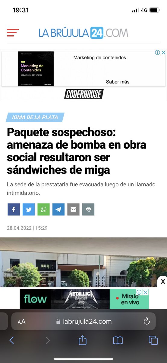 Si alguien me odia, laburo en Pedro pico 416