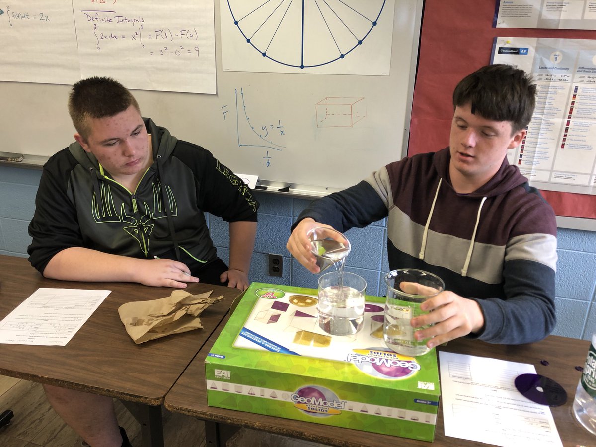 Pi_Roe's tweet image. Exploring volume and surface area this week….