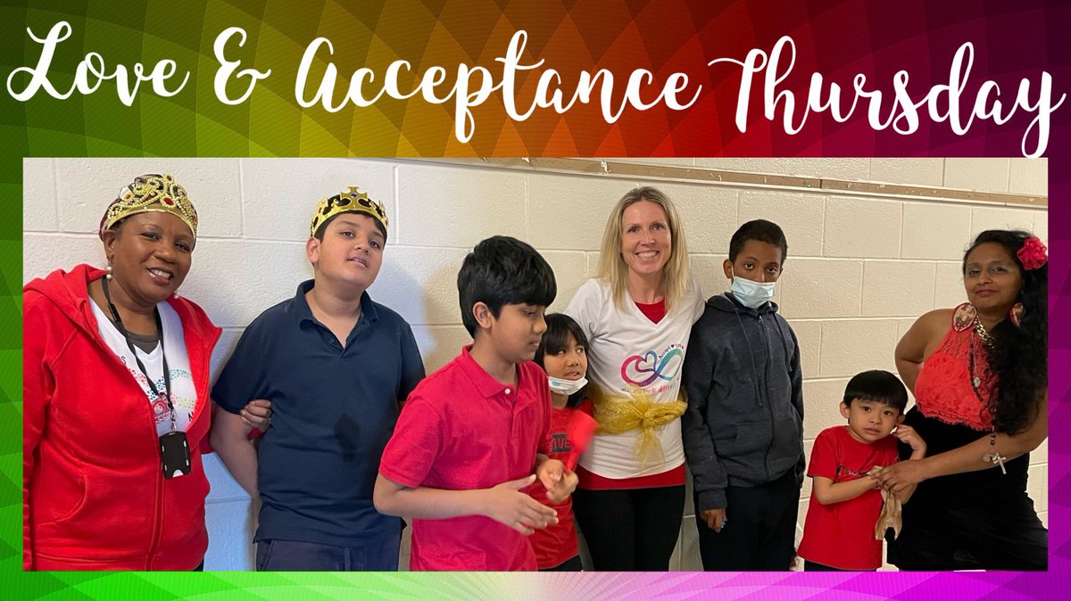 Love and acceptance go a long way! Today <a href="/strichard_tcdsb/">St. Richard C.S.</a> <a href="/TCDSB/">Toronto Catholic District School Board</a> we dressed in red and gold to show our support and acceptance.