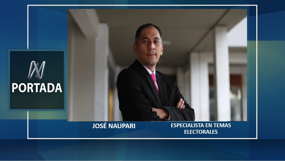 Esta noche en <a href="/N_Portada/">N Portada</a> estará el especialista en temas electorales <a href="/jnaupari/">Jose Naupari</a> con #MarioGhibellini. Desde las 7:00 p.m. por <a href="/canalN_/">Canal N</a>