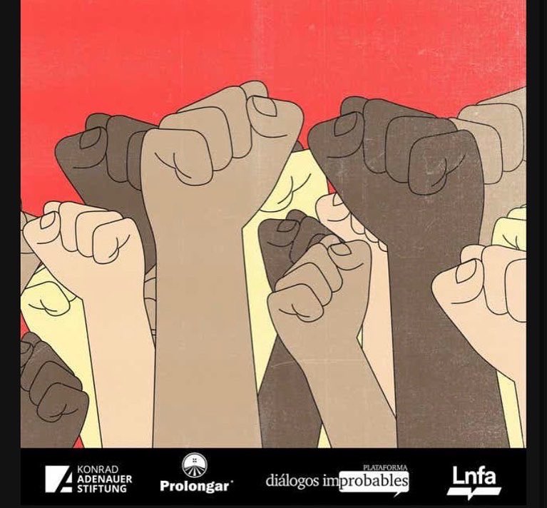 FunProlongar's tweet photo. Hoy, 28 de abril se cumple un año del paro nacional y recordamos los capítulos del podcast #EncuentrosImprobables en los que hablamos sobre diferentes posturas y los derechos individuales en la movilización social. ¡Escucha los episodios 2 y 5 en todas las plataformas de podcast! https://t.co/aXOI3fIYaJ