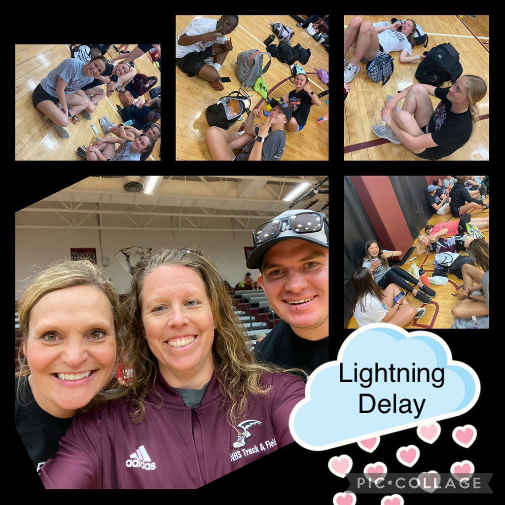 Lightning Delay at the Northeast Nebraska Track Classic and Hanging with our PEEPS!! #npspanthers