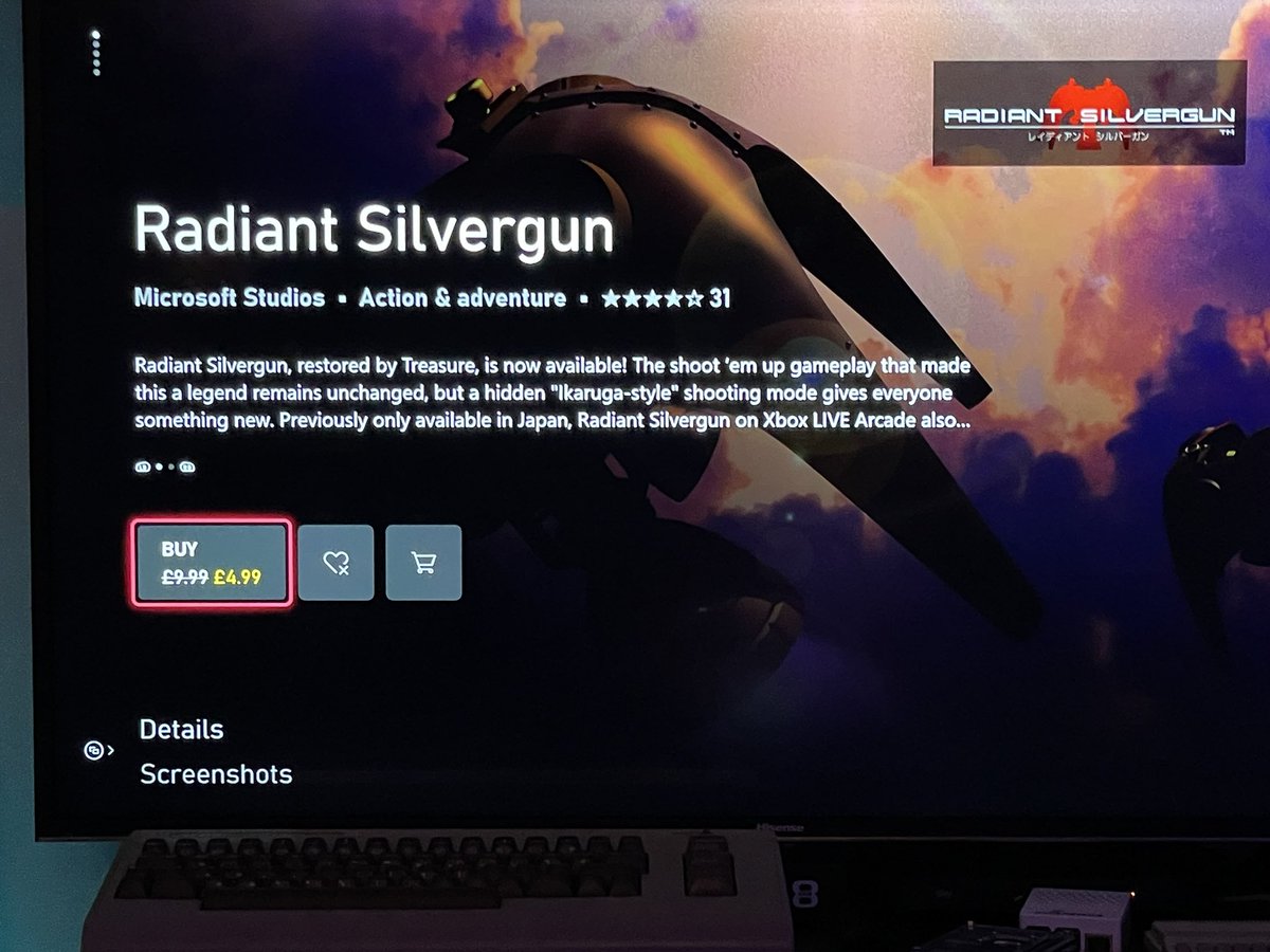 Radiant Silvergun finally on sale! And… buy.