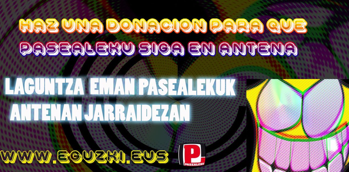 <a href="/Eguzki_Irratia/">Eguzki Irratia</a> <a href="/auzotegi/">Auzotegi</a> Viernes 29 de abril Txantreako Jaiak. La cita a las 10 H. eguzki.eus/eman-laguntza/