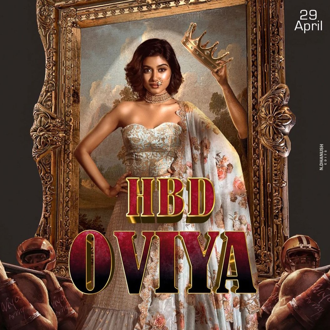 rizu_wana's tweet photo. Happy Birthday Thalaiviii❤️🔥 @OviyaaSweetz ❤️✨ https://t.co/XWwXq2yWsd