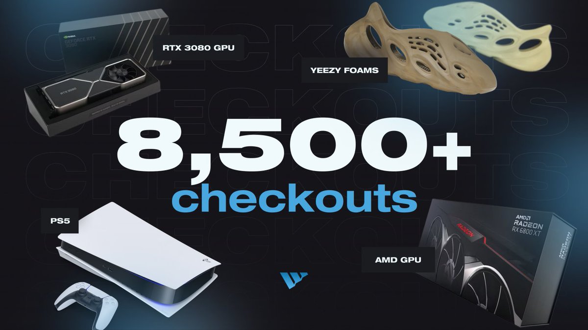 About last week.. 🤭👑 Wrath users accumulated over 8⃣5⃣0⃣0⃣ checkouts across: 🔹 YeezySupply 🔹 Shopify 🔹 BestBuy 🔹 AMD 🔹 Footsites Need a copy of the #TrueAIO for the month of May? RT & Reply which release you're most looking forward to. 👀