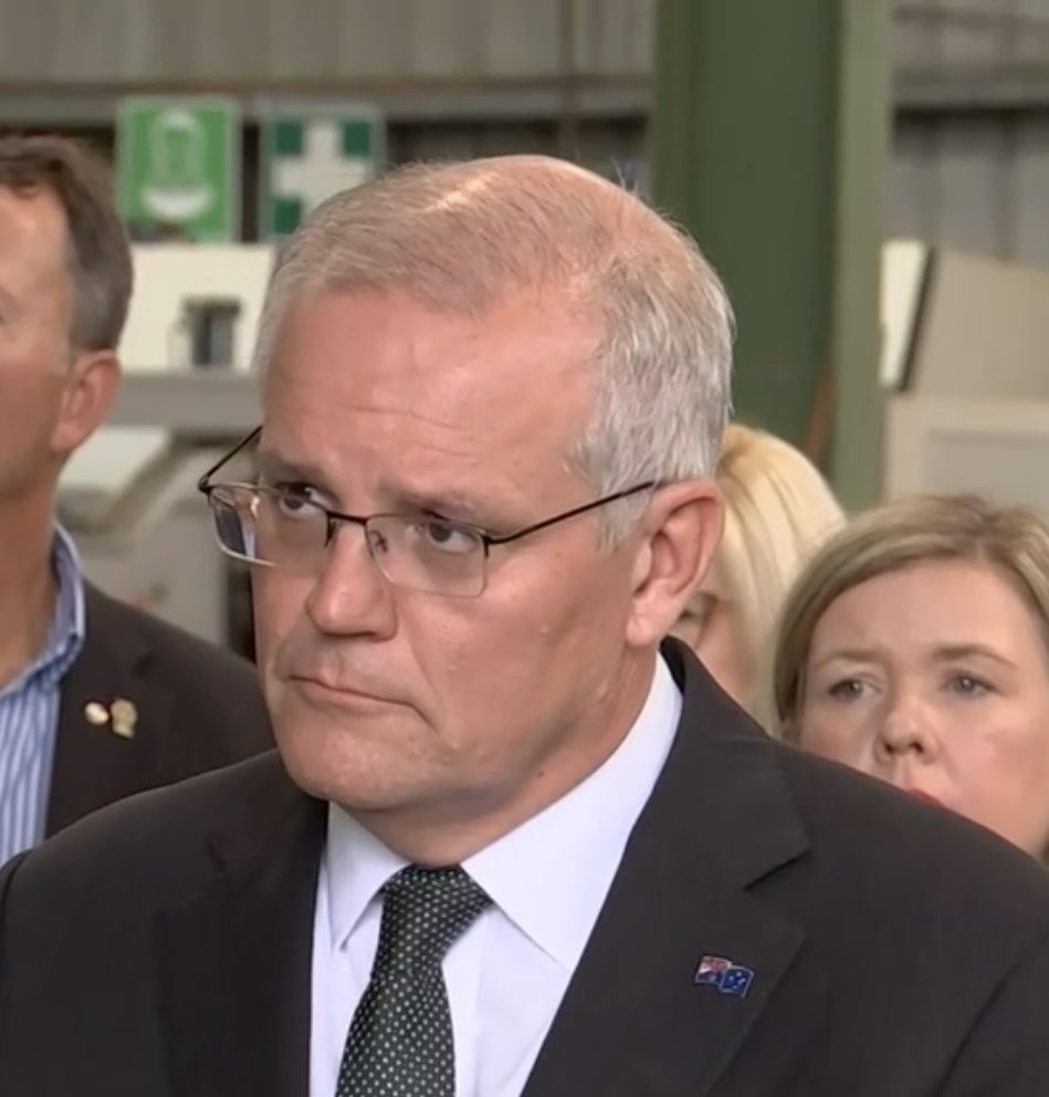 SaraJade_13's tweet photo. #Scomo on #SolomonIs criticisms. BL tries to suppress anger.
Solomon Island PM accuses Australia of hypocrisy.
Scomo βSolomon Island rhetoric is like China.β BL Touches his nose Pinocchio effect. #Election22 https://t.co/Ae2Gizh4Ka