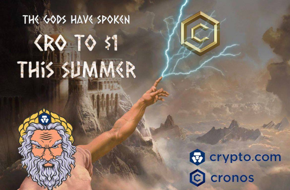 CronusCRO's tweet photo. As the God of #Cronos, I plan to summon #CRO to ATH this #bullrun. $1 CRO is evident. As a community we will grow the #CRONUS army and bring more awareness to https://t.co/dNk6gEiowh this bullrun. #acceleratecrypto

#crofam #crypto #cryptocurrency #memecoinseason @kris @elonmusk https://t.co/kOSf3xXVxm