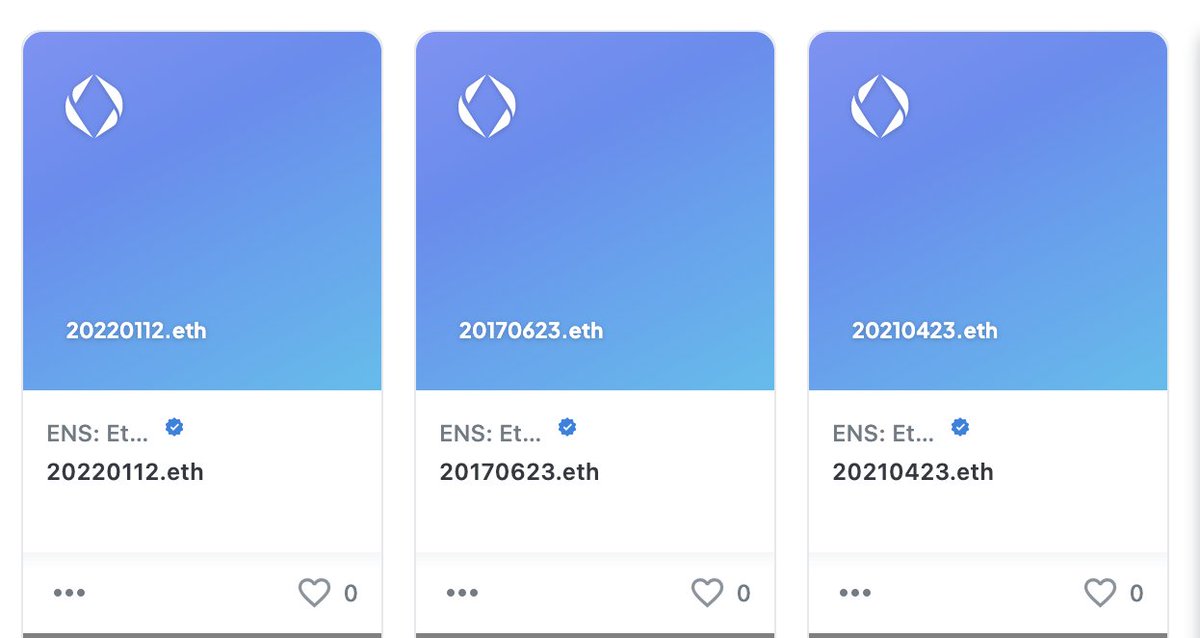 DrunkingE's tweet photo. Registered these number ens, which are the launch date of bayc/punk/azuki. From the last year, the NFT blue chips pump and many holders life are totally changed. So these date number ens are really meaningful for the holders. @yugalabs  @cryptopunks @AzukiOfficial https://t.co/hehOh5okHI