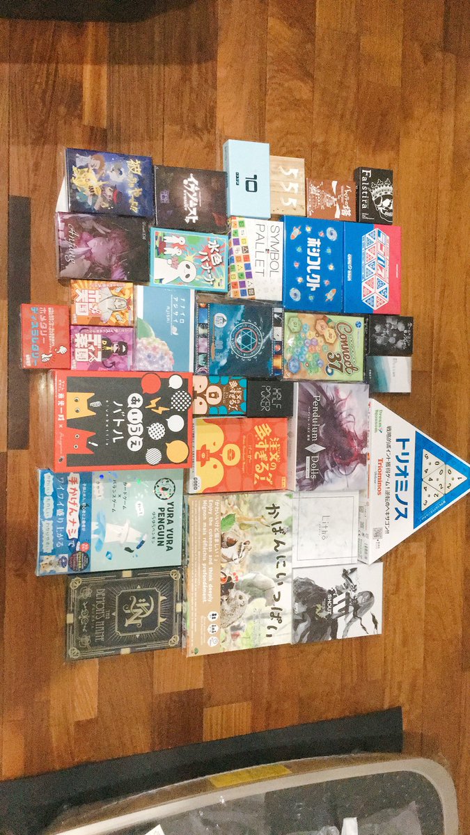 syun2441's tweet photo. ゲムマ春戦利品(1)
Falstira
バベルの塔
555(スリーファイブス)
タステン
イグゾースト
被っちゃやーよ⁉︎
ランバス
ホシコレクト
SYMBOL PALLET
水色バナナ
Anfang
エージェントモノクローム
静かなる論理
Connect37
魔法競争
ナナイロアジサイ https://t.co/oiaSe5dfEb