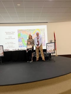 Congratulations to Kenneth Howell for his artwork being chosen to represent HVES at The Superintendent's Art Show tonight!