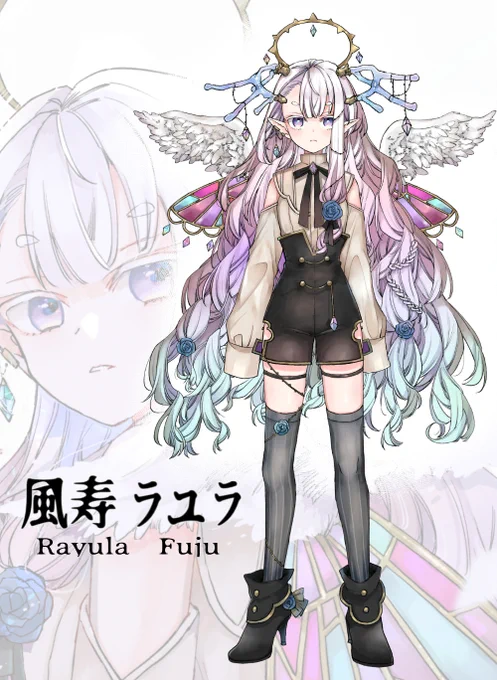 Vtuber風寿ラユラさんのデザインをさせていただきました
こちら全体の姿公開です✨
ふわふわキラキラ神秘的 図書館の司書さん
美しい声と艶やかな動きが魅力的
初配信はとうとう明日!なので
是非チャンネル登録をして待っててくださいね

https://t.co/217JrwhwwS

#新人Vtuber 