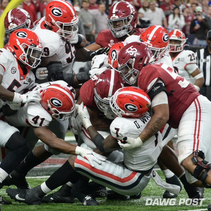 Georgia is the first school in NFL history to have five defensive players selected in the first round.