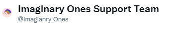 JSiu777's tweet photo. @Imaginary_Ones Please becareful everyone - some scammer pretending to be the Imaginary Ones Customer Support Team. https://t.co/ho33xAECKb