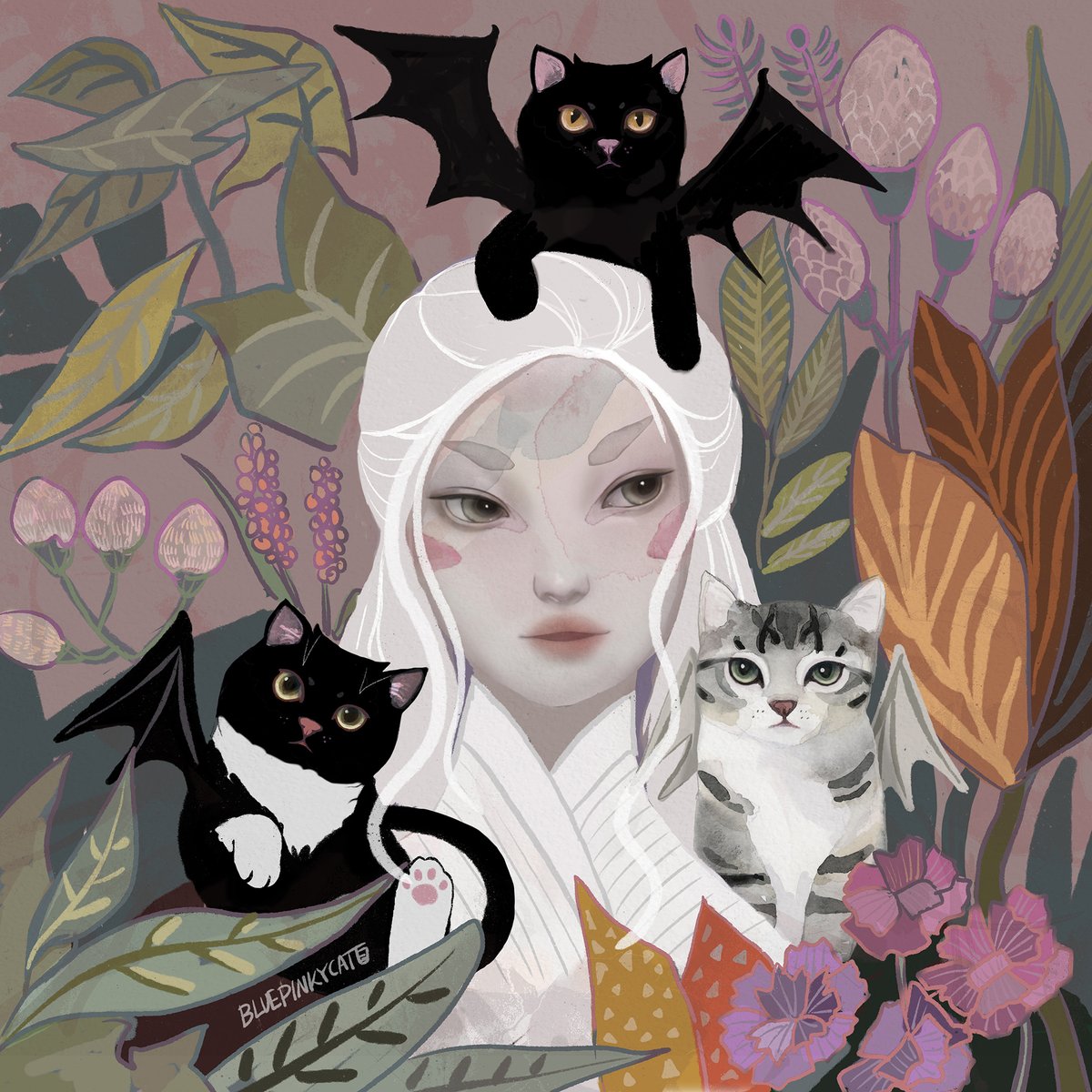 BPCATYUN's tweet photo. My fov Flybie, Khalipo, the Mother of Droos, which I own. I recreated her with her Kitty Droos in my Cats Garden.
Flybie event submit @Halkat3D
#flymily #NFTCommmunity #Flybie #Catlovers #Khalipo #Motherofdragon #dradonlady #illustration #digitalart #foundationinvites https://t.co/FbudZsJT3I