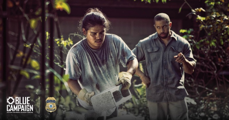DHSBlueCampaign's tweet photo. Forced labor is a form of human trafficking. We can end it in Phoenix.