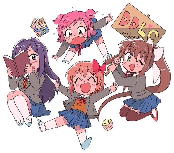 DDLC, DokiDokiLiteratureClub!, Doki Doki Literature Club! / Monika - pixiv