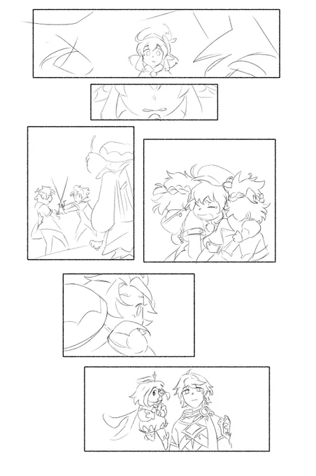 OH YEAH!! here's an extra page from the baby susbedo comic. there's two more pages after this but theyre very bare bones 