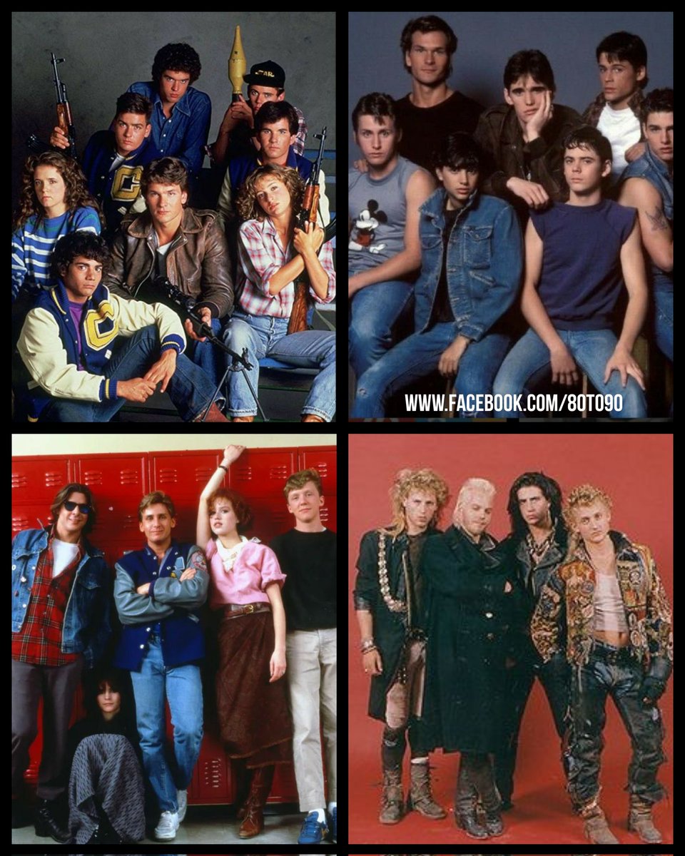 Pick your squad...
#reddawn #theoutsiders #thebreakfastclub #thelostboys 
#80s #80smovies #80steen