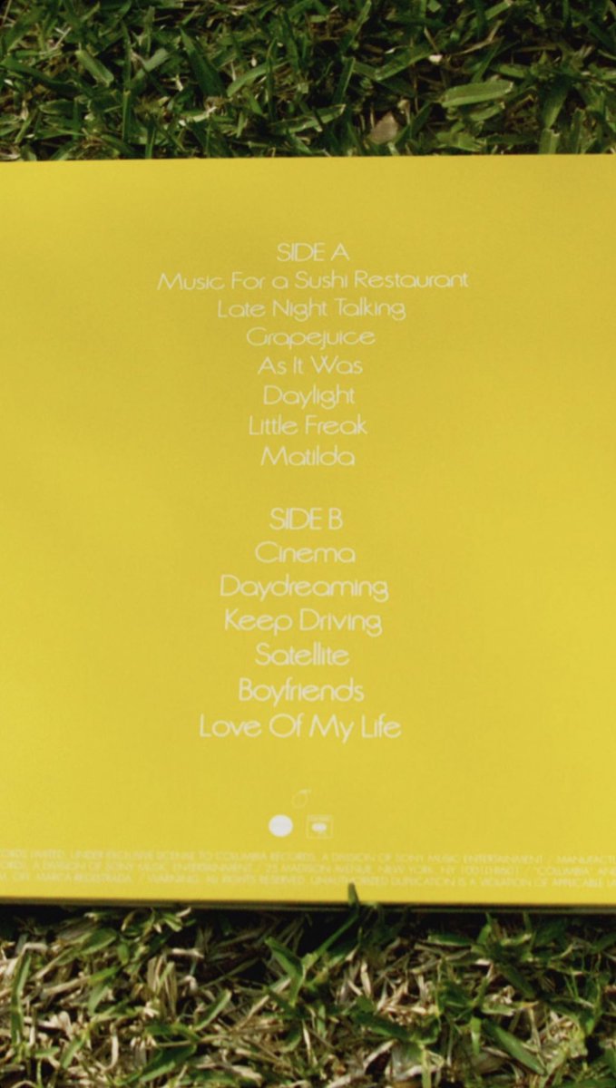 HSHQIta's tweet image. ❗️| Harry via IG stories! 

La tracklist ufficiale di #HarrysHouse