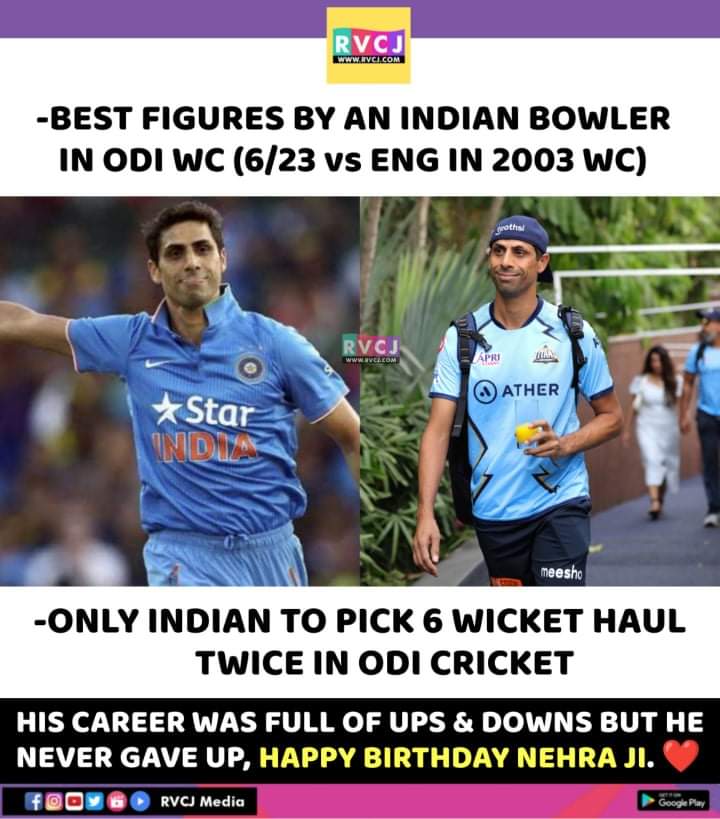 Happy Birthday Ashish Nehra!  