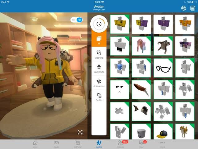 Avatar Editor - Roblox