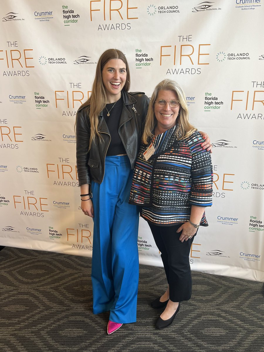 A thrilling evening to receive the #objfireawards on behalf of <a href="/VirtualDiningCo/">Virtual Dining Concepts</a>! 

A Fresh Face award for our achievements in growth, vision and recruitment in the Orlando tech market.