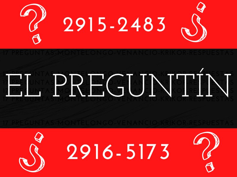 ❓Entre Montelongos y Venancios mañana se disputa la última fecha de abril de <a href="/El_Preguntin/">El Preguntín</a> 

📻En <a href="/M24radio/">M24</a>