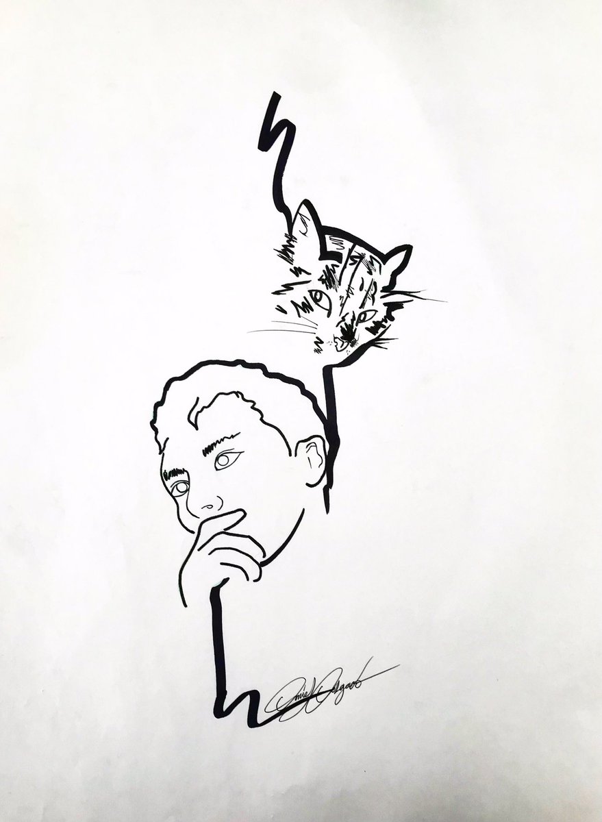 Colourguy96's tweet photo. Mi gato y yo ❤️ https://t.co/SS9HYgAM1p