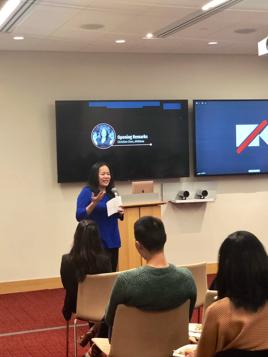 Opening remarks by <a href="/ChristineChenDC/">Christine Chen | #StopAsianHate</a> of <a href="/APIAVote/">APIAVote | #StopAsianHate</a> #hks #aapi