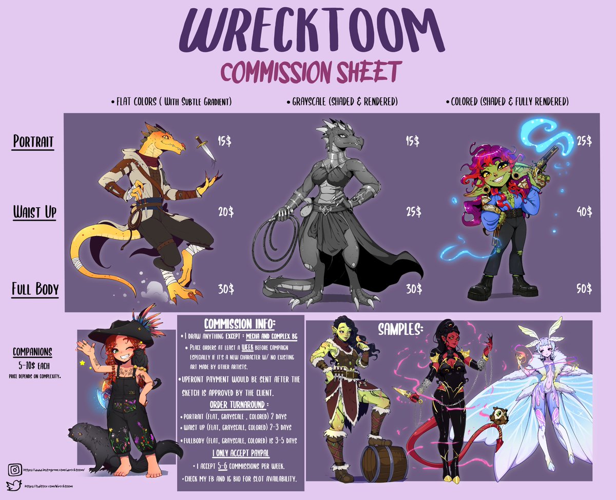 WRECKTOOM (COMMISSIONS OPEN) tweet media