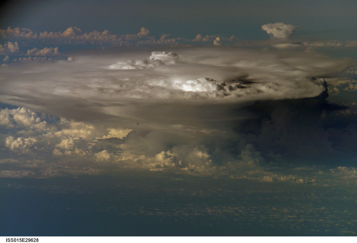Thunderstorms from 1.5 million feet... (sorry, I couldn't resist!)...