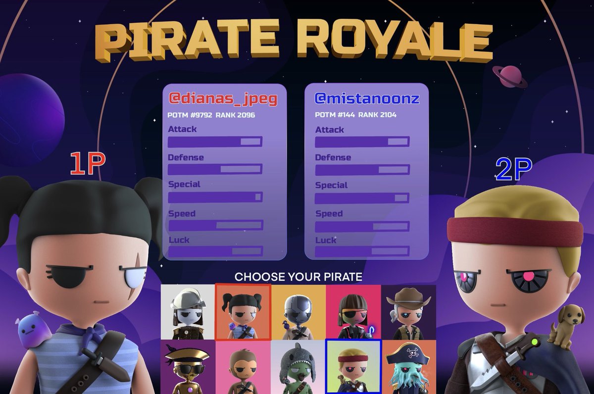 Wen Pirate Royale?? <a href="/PiratesMeta/">Pirates of the Metaverse 🔛 FLOW</a> 

*Not an official POTM game*