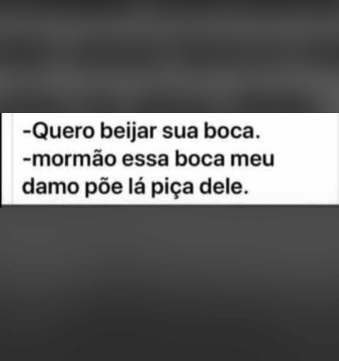 Se não for pra responder assim os wis que te tentam, não quero…