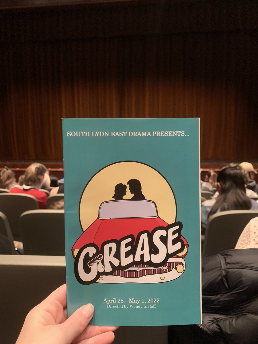Intermission at Rydell High! This class of ‘14 grad couldn’t wait to come back and support this talented crew. Check out South Lyon East’s Grease musical this weekend! <a href="/SLCSD/">South Lyon Community Schools</a>