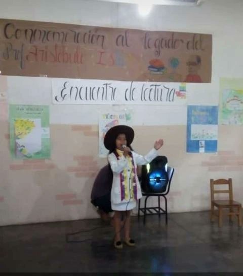 Acompañamiento por parte de la supervisora del Circuito educativo 200101003 y los enlaces educativos de Recursos para el Aprendizaje y Educación Física, desarrollo actividades culturales, deportivas y recreativas en conmemoración al legado del Prof. Aristóbulo Istúriz.